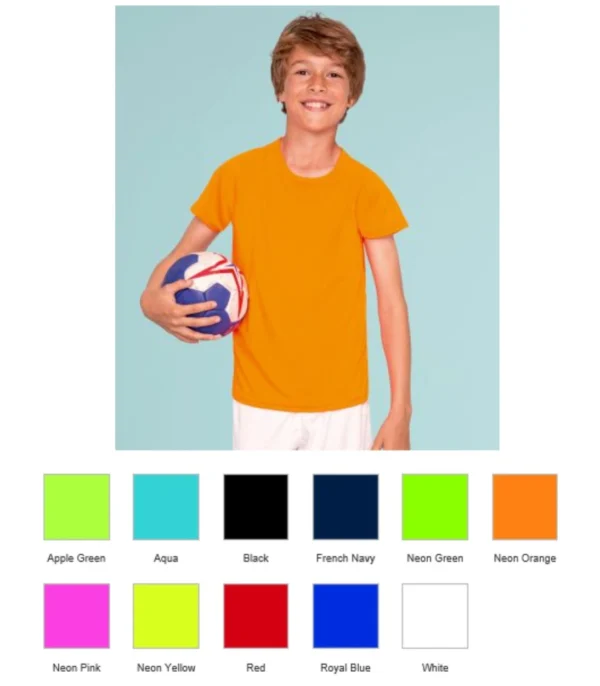 Sol's 01166 Kid's Sporty Tee